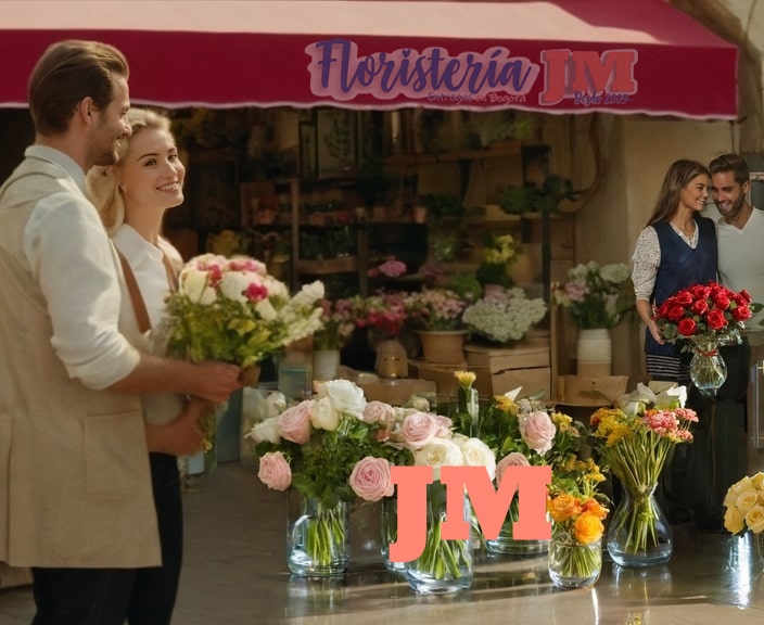 Corazón de Rosas de la Floristería JM en Bogotá